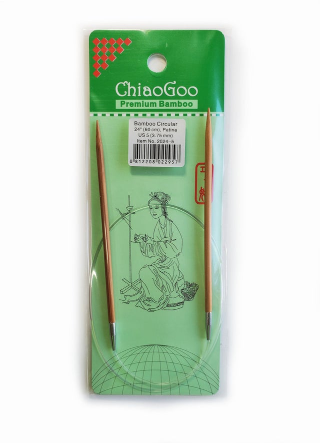 ChiaoGoo Bamboo Circular Knitting Needles US Size 7 (4.5 mm)