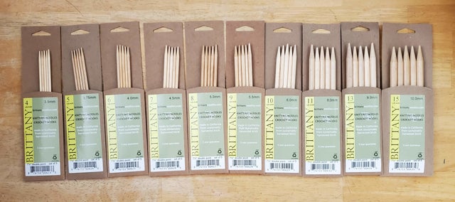 Brittany Single Point Knitting Needles 10 Size 11/8mm