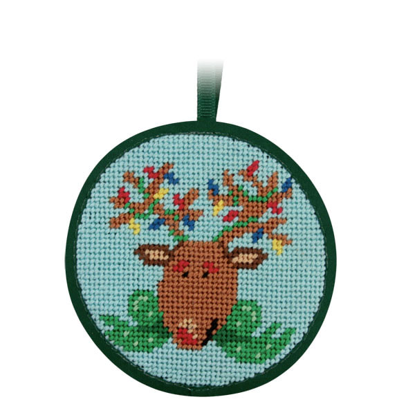 Alice Peterson Stitch-Ups Needlepoint Ornament Kit - Christmas Moon