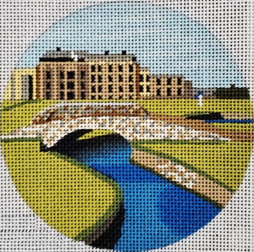 St andrews golf course cs1223, counted cross stitch pattern kit and pdf